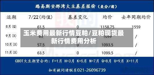 玉米费用最新行情豆粕/豆粕现货最新行情费用分析-第2张图片