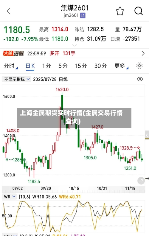 上海金属期货实时行情(金属交易行情查询)