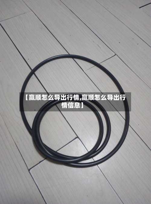 【赢顺怎么导出行情,赢顺怎么导出行情信息】-第2张图片