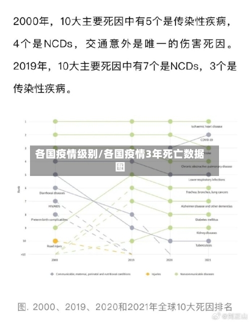 各国疫情级别/各国疫情3年死亡数据图