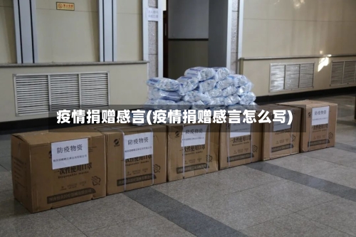 疫情捐赠感言(疫情捐赠感言怎么写)-第3张图片
