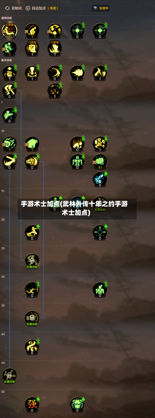 手游术士加点(武林外传十年之约手游术士加点)