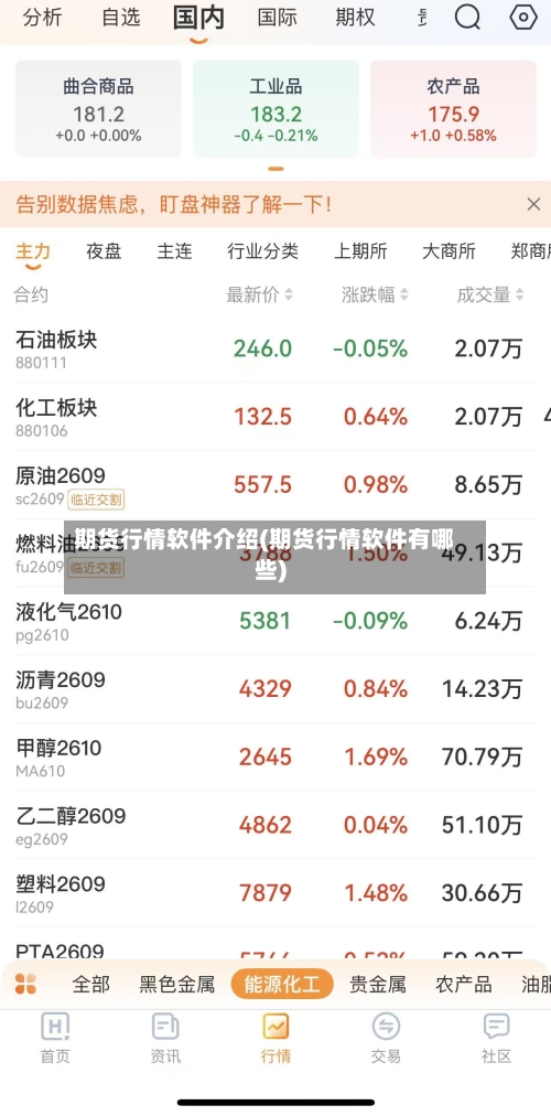 期货行情软件介绍(期货行情软件有哪些)-第3张图片
