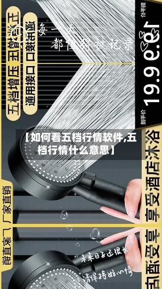 【如何看五档行情软件,五档行情什么意思】