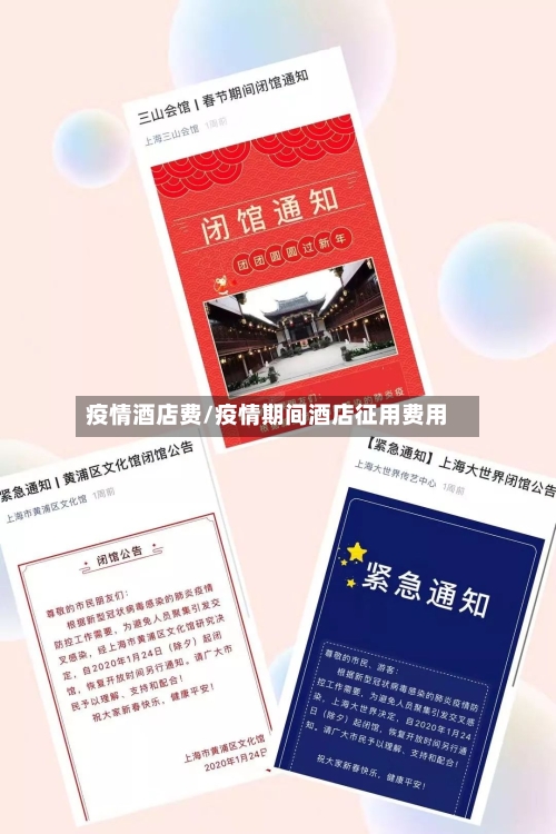 疫情酒店费/疫情期间酒店征用费用-第2张图片