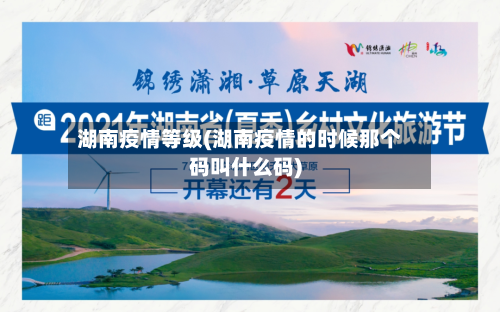湖南疫情等级(湖南疫情的时候那个码叫什么码)