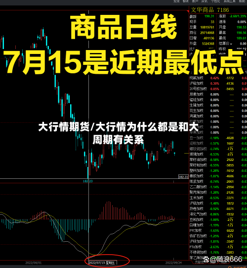 大行情期货/大行情为什么都是和大周期有关系-第3张图片