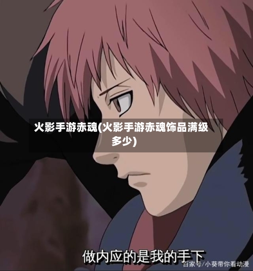 火影手游赤魂(火影手游赤魂饰品满级多少)