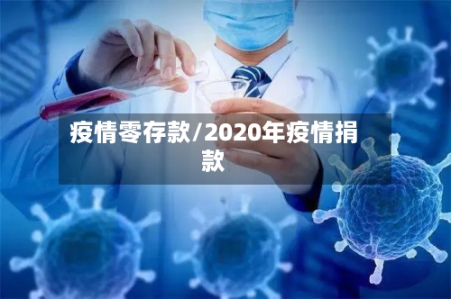 疫情零存款/2020年疫情捐款