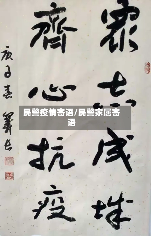 民警疫情寄语/民警家属寄语-第2张图片