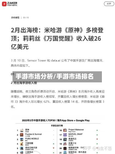 手游市场分析/手游市场排名-第2张图片