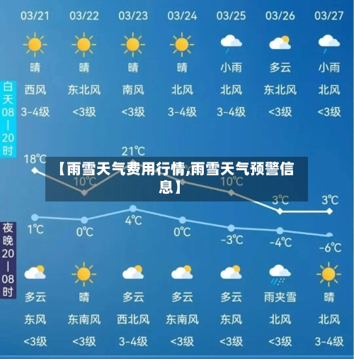 【雨雪天气费用行情,雨雪天气预警信息】