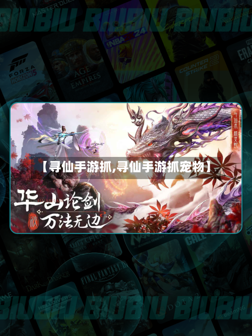 【寻仙手游抓,寻仙手游抓宠物】