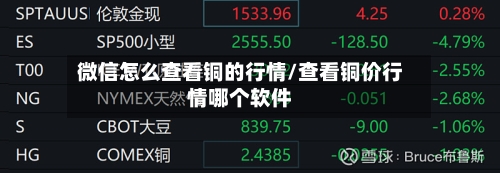 微信怎么查看铜的行情/查看铜价行情哪个软件-第3张图片