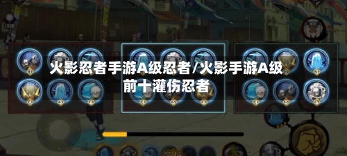 火影忍者手游A级忍者/火影手游A级前十灌伤忍者