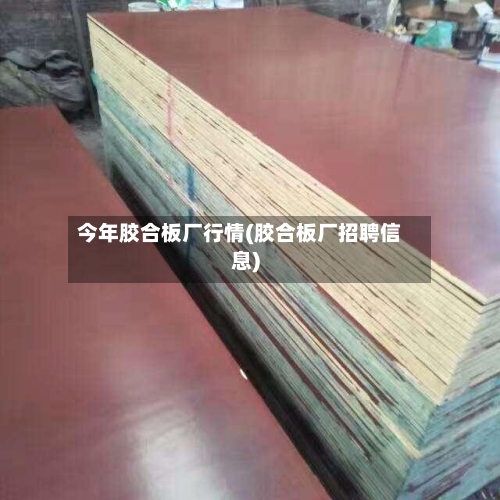 今年胶合板厂行情(胶合板厂招聘信息)
