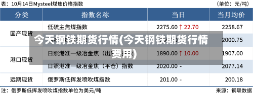 今天钢铁期货行情(今天钢铁期货行情费用)-第2张图片