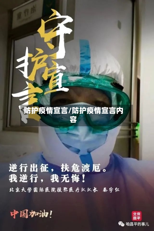 防护疫情宣言/防护疫情宣言内容