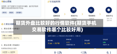 期货外盘比较好的行情软件(期货手机交易软件哪个比较好用)