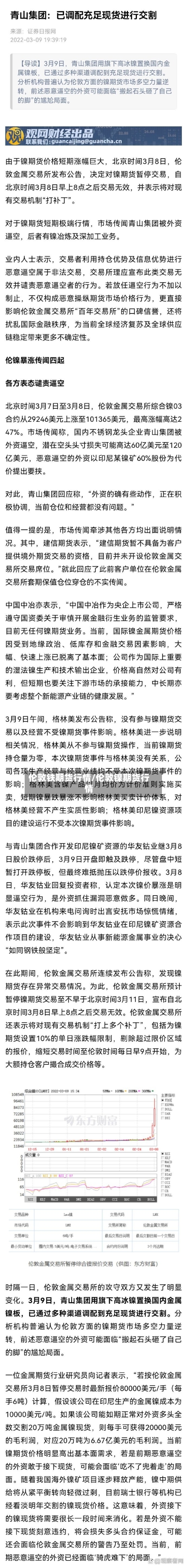 伦敦铁期货行情/伦敦镍期货行情-第2张图片