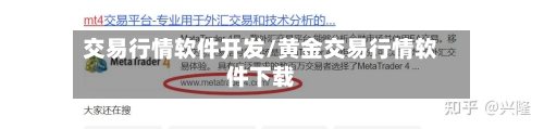 交易行情软件开发/黄金交易行情软件下载-第2张图片