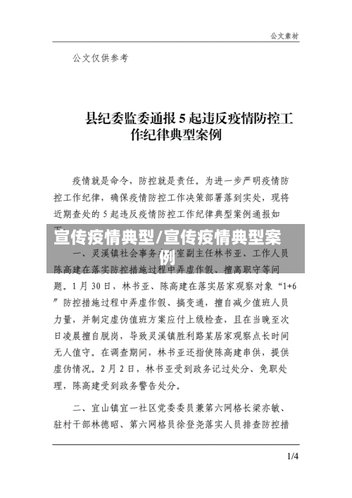 宣传疫情典型/宣传疫情典型案例-第2张图片