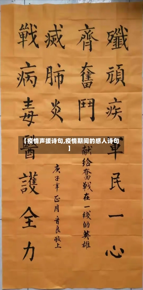 【疫情声援诗句,疫情期间的感人诗句】-第2张图片