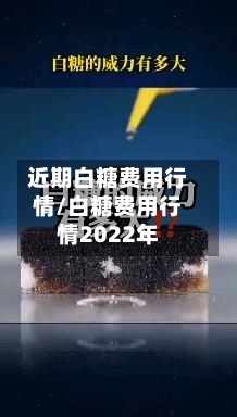 近期白糖费用行情/白糖费用行情2022年