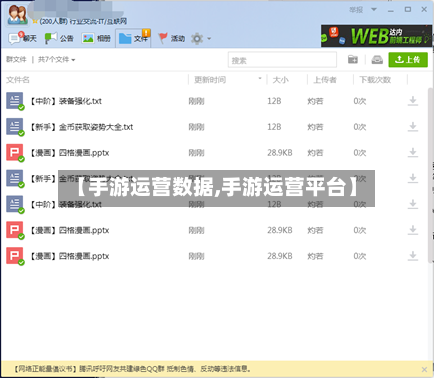 【手游运营数据,手游运营平台】-第2张图片