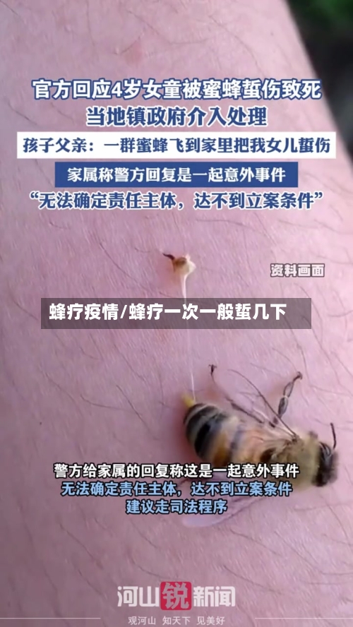 蜂疗疫情/蜂疗一次一般蜇几下